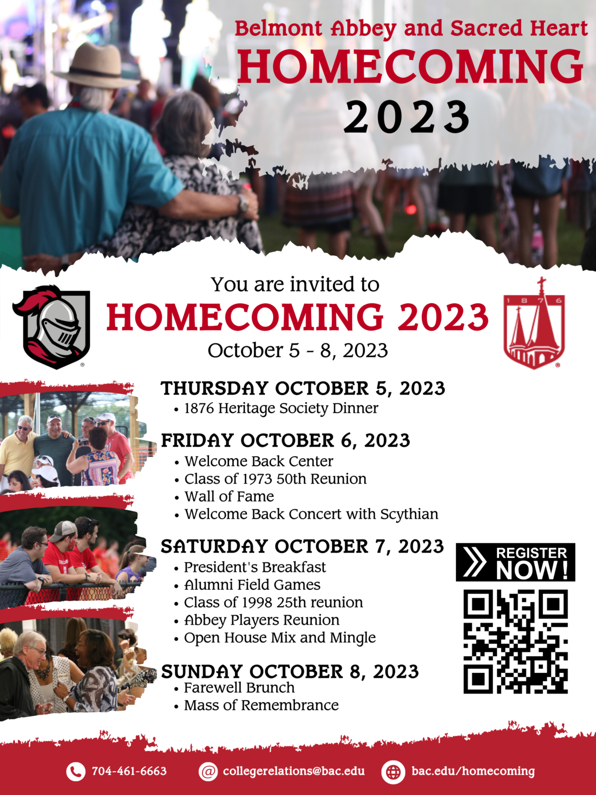 2023 Schedule Belmont Abbey College